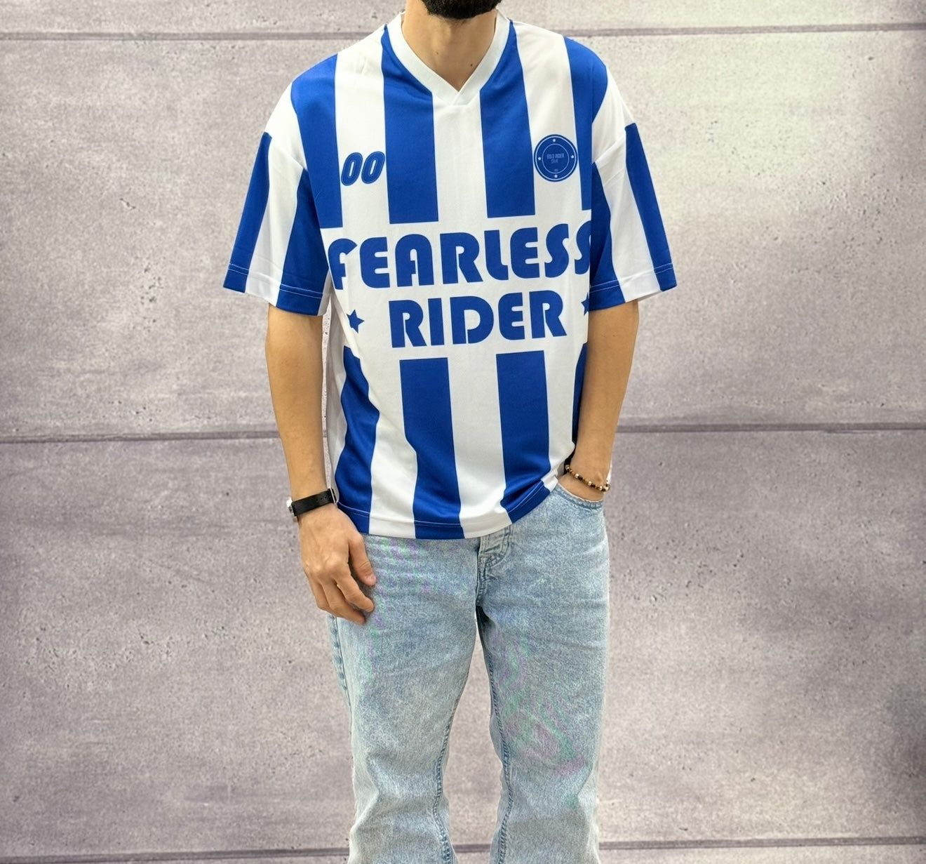 T-SHIRT OVERSIZE FEARLESS RIDER - ESSENCE OF LIFE - ART. E71 -39