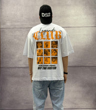 T-SHIRT OVERSIZE OFF THE SYSTEM LEGENDS CLUB - PLUS EIGHTEEN - ART. OV-6217