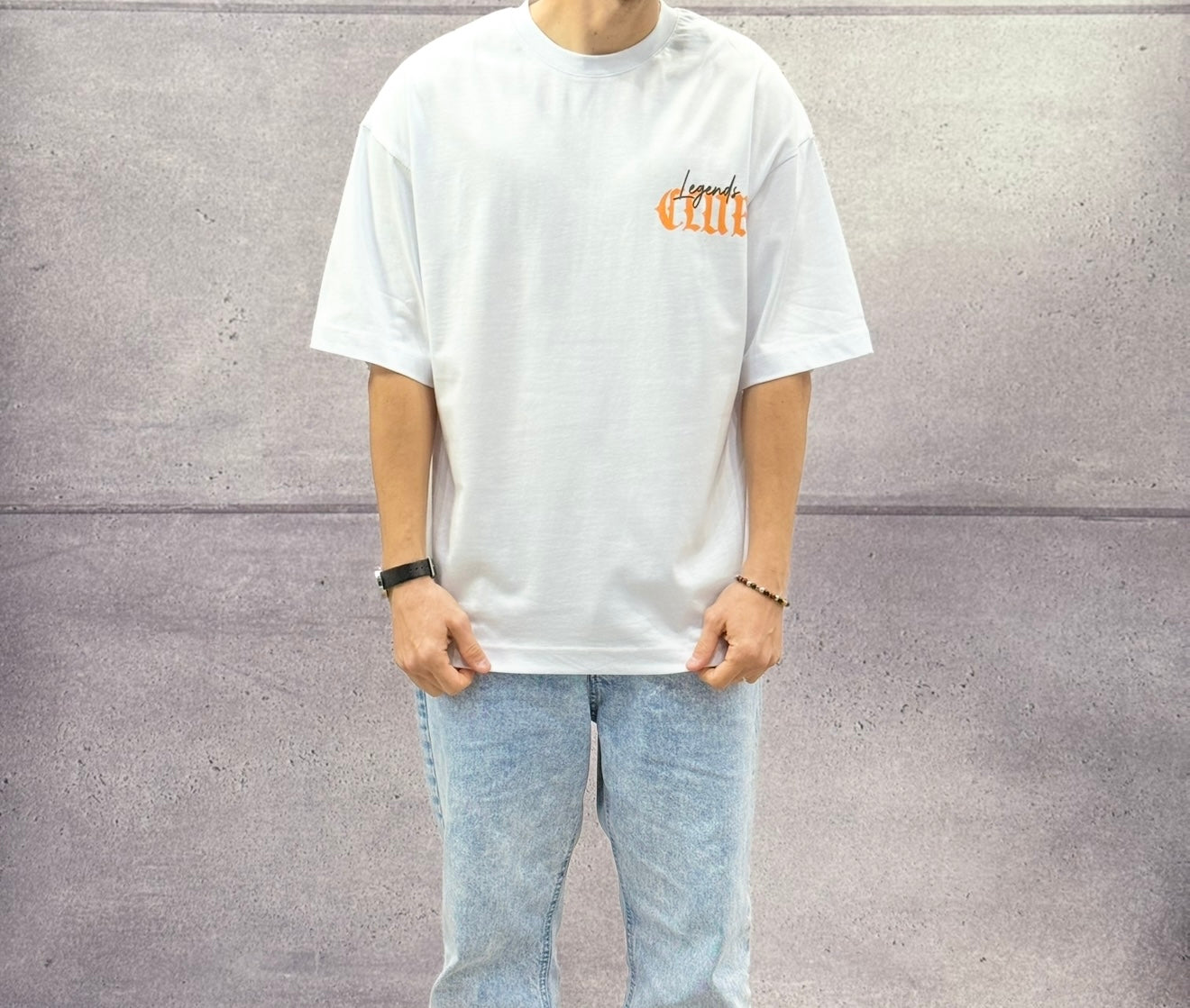 T-SHIRT OVERSIZE OFF THE SYSTEM LEGENDS CLUB - PLUS EIGHTEEN - ART. OV-6217