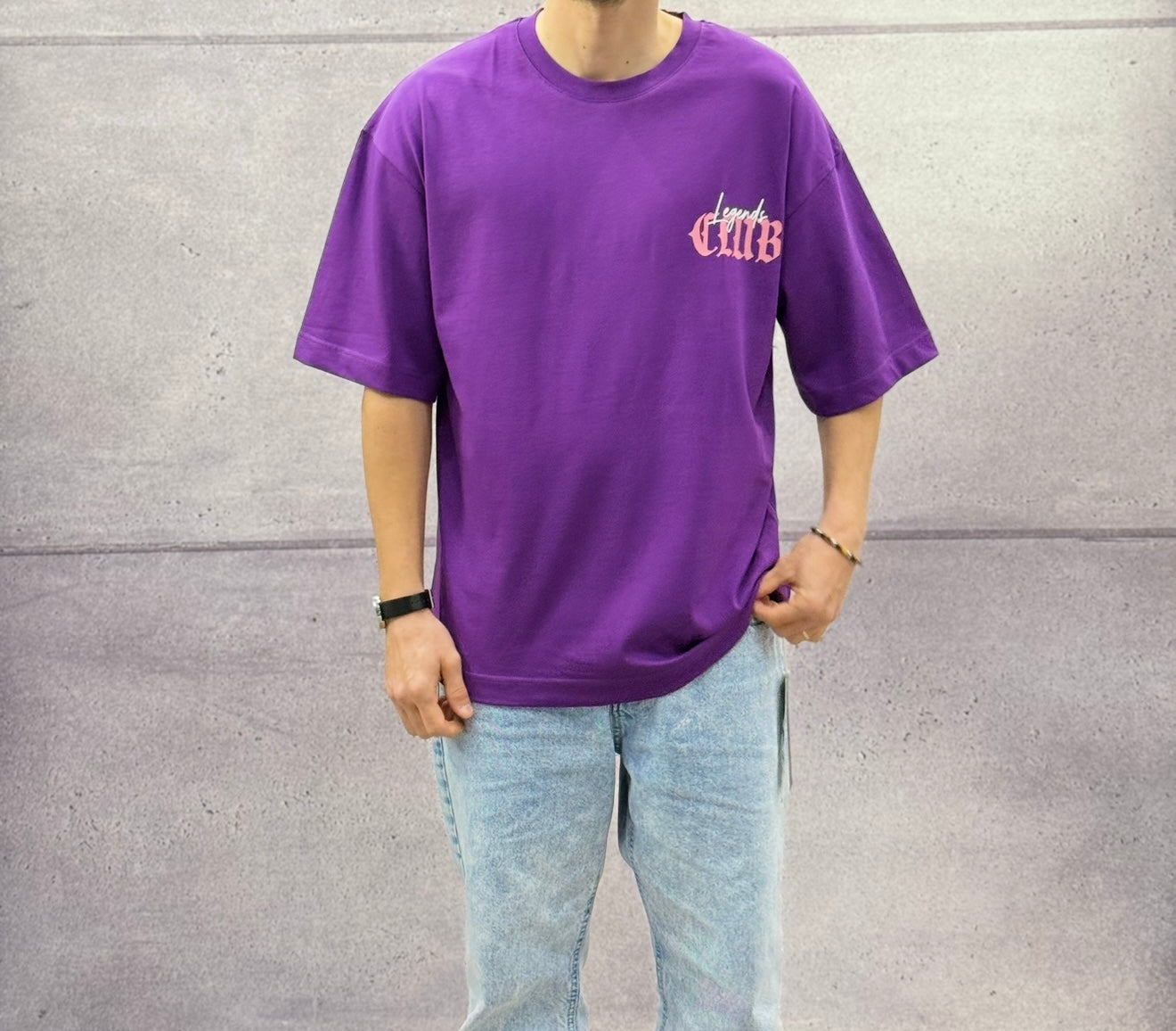T-SHIRT OVERSIZE OFF THE SYSTEM LEGENDS CLUB - PLUS EIGHTEEN - ART. OV-6217