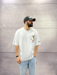 T-SHIRT OVERSIZE OFF THE SYSTEM ORSO  - PLUS EIGHTEEN - ART. PA-6994