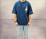 T-SHIRT OVERSIZE OFF THE SYSTEM ORSO  - PLUS EIGHTEEN - ART. PA-6994