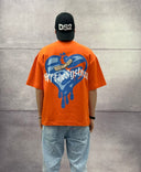 T-SHIRT OVERSIZE OFF THE SYSTEM BROKEN HEART - PLUS EIGHTEEN - ART. KS -6606