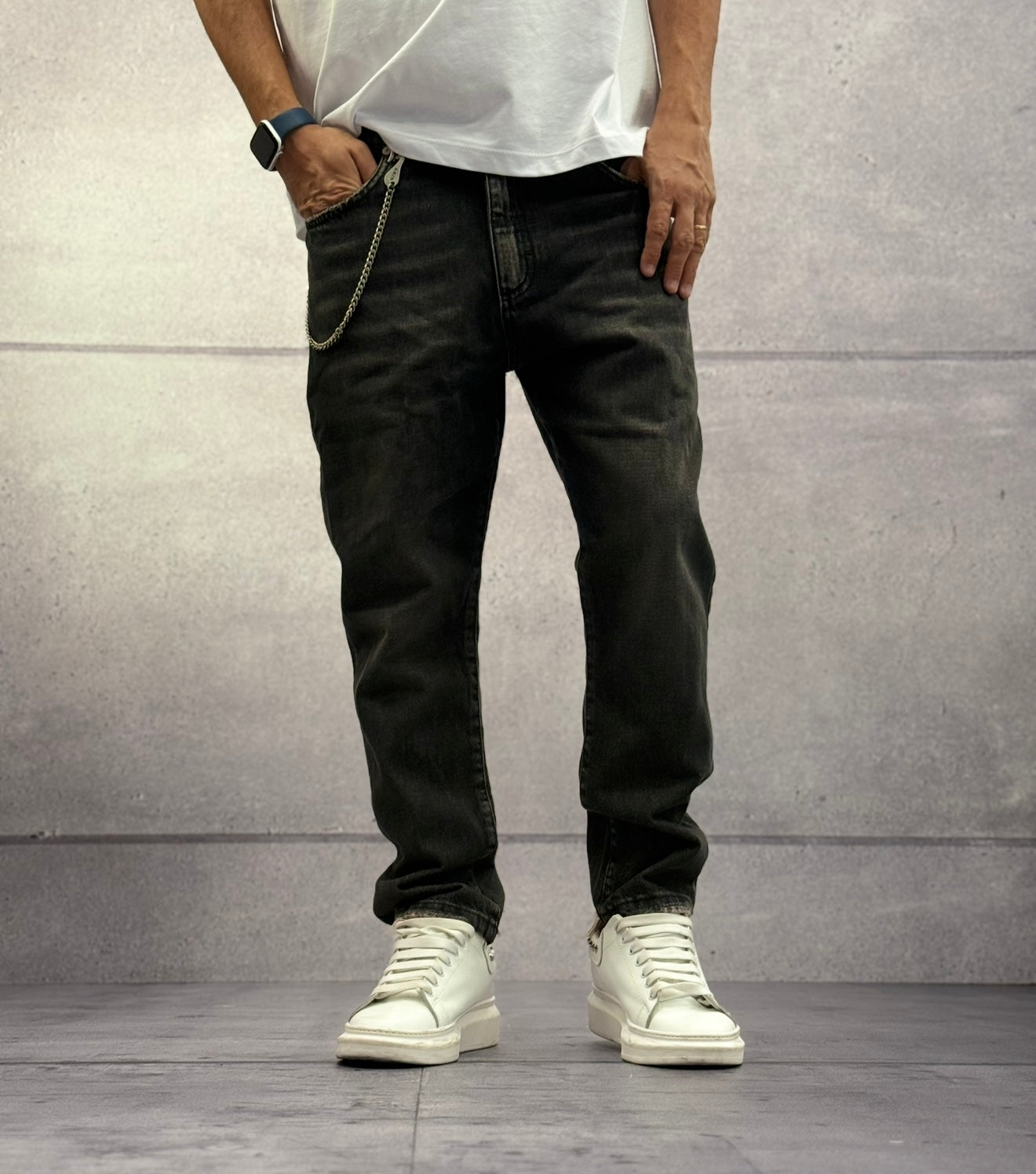 JEANS DENIM BLACK - BERNA - ART. 2520691 - COL NERO