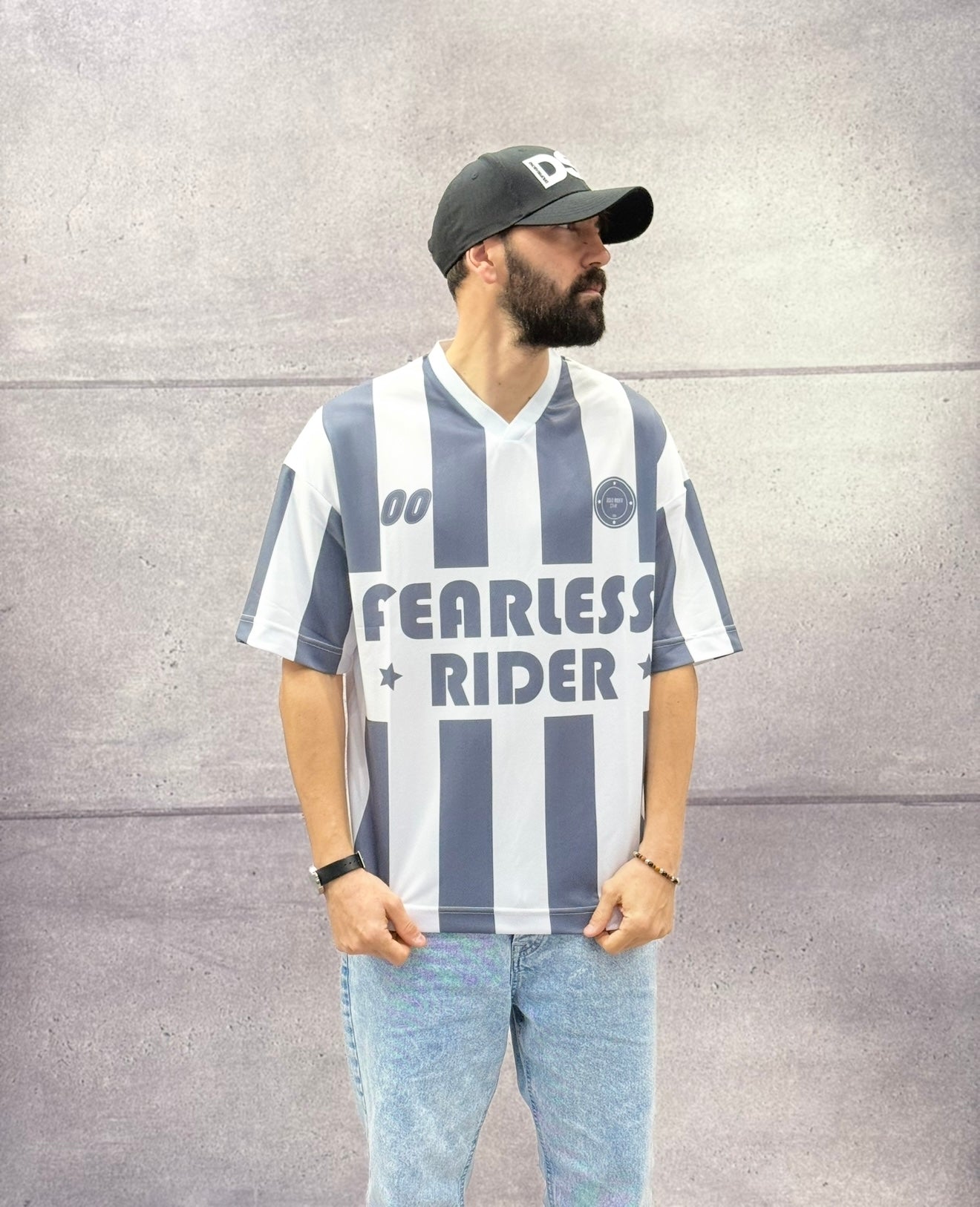 T-SHIRT OVERSIZE FEARLESS RIDER - ESSENCE OF LIFE - ART. E71 -39
