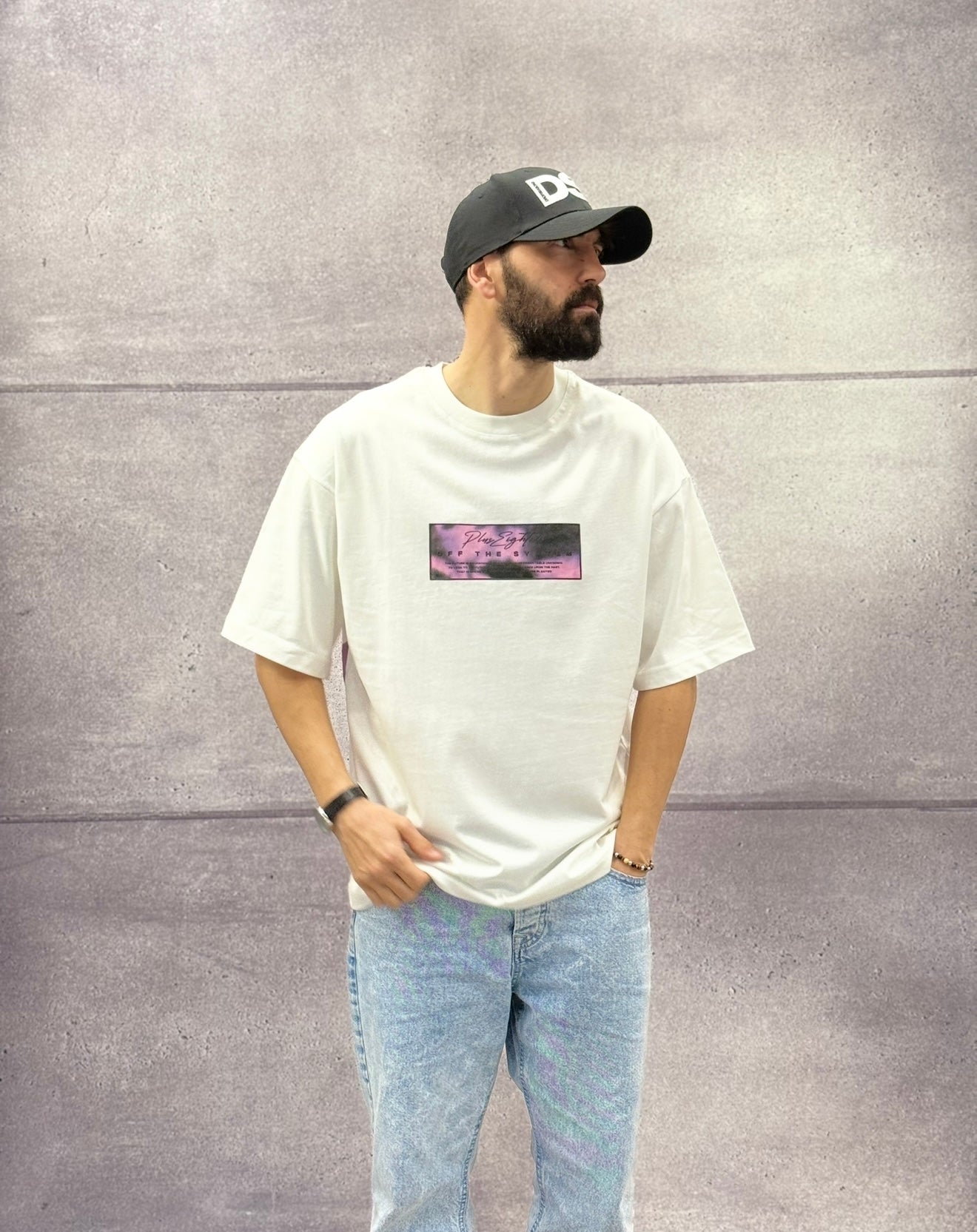 T-SHIRT OVERSIZE OFF THE SYSTEM NO MORE EXCUSES - PLUS EIGHTEEN - ART. OV-4254