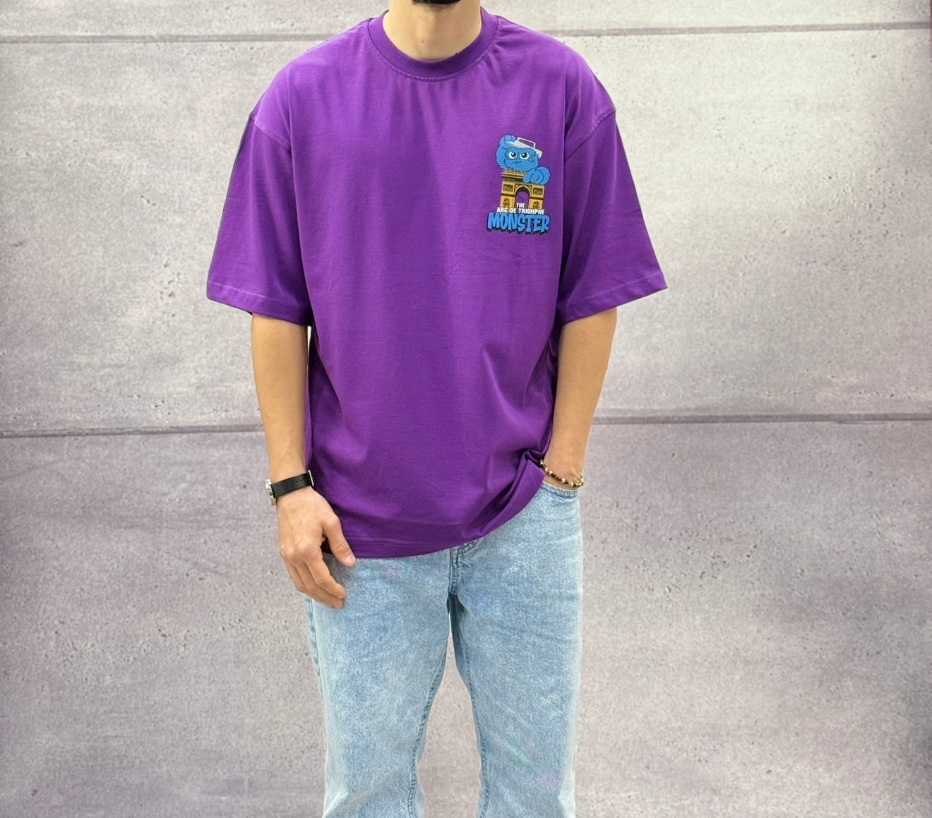 T-SHIRT OVERSIZE OFF THE SYSTEM MONSTER - PLUS EIGHTEEN - ART. ST-6513