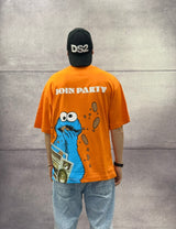 T-SHIRT OVERSIZE OFF THE SYSTEM JOIN PARTY - PLUS EIGHTEEN - ART. OV-6212