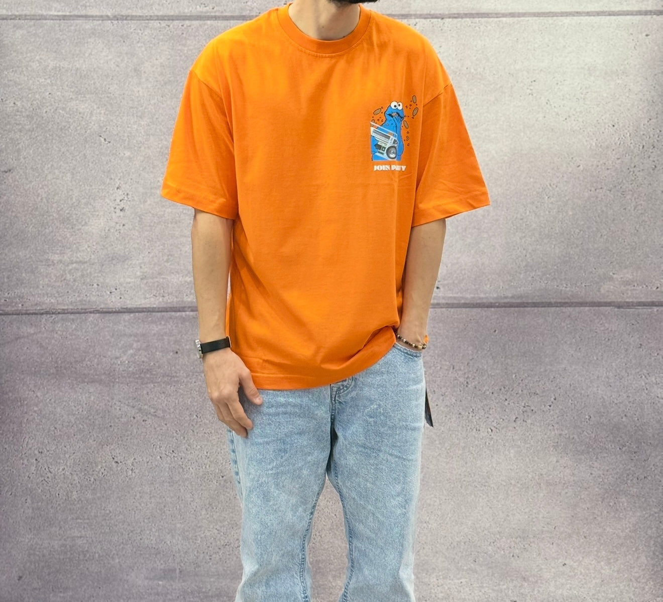 T-SHIRT OVERSIZE OFF THE SYSTEM JOIN PARTY - PLUS EIGHTEEN - ART. OV-6212