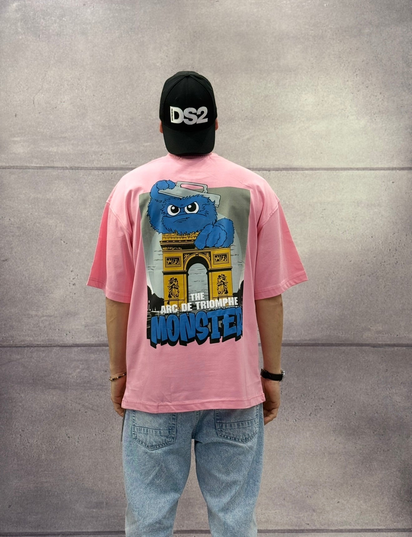 T-SHIRT OVERSIZE OFF THE SYSTEM MONSTER - PLUS EIGHTEEN - ART. ST-6513