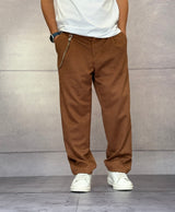PANTALONE EFFETTO SCAMOSCIATO - BERNA - ART. 252120677 - COL. RENNA