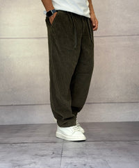 PANTALONE VELLUTO CON COULISSE - BERNA - ART. 252116
