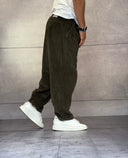 PANTALONE VELLUTO CON COULISSE - BERNA - ART. 252116