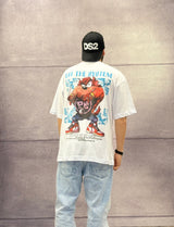 T-SHIRT OVERSIZE OFF THE SYSTEM TAZZ - PLUS EIGHTEEN - ART. OV-6229