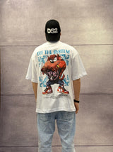 T-SHIRT OVERSIZE OFF THE SYSTEM TAZZ - PLUS EIGHTEEN - ART. OV-6229
