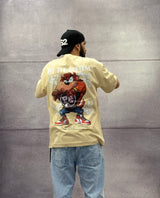T-SHIRT OVERSIZE OFF THE SYSTEM TAZZ - PLUS EIGHTEEN - ART. OV-6229