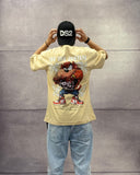 T-SHIRT OVERSIZE OFF THE SYSTEM TAZZ - PLUS EIGHTEEN - ART. OV-6229
