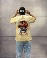 T-SHIRT OVERSIZE OFF THE SYSTEM TAZZ - PLUS EIGHTEEN - ART. OV-6229