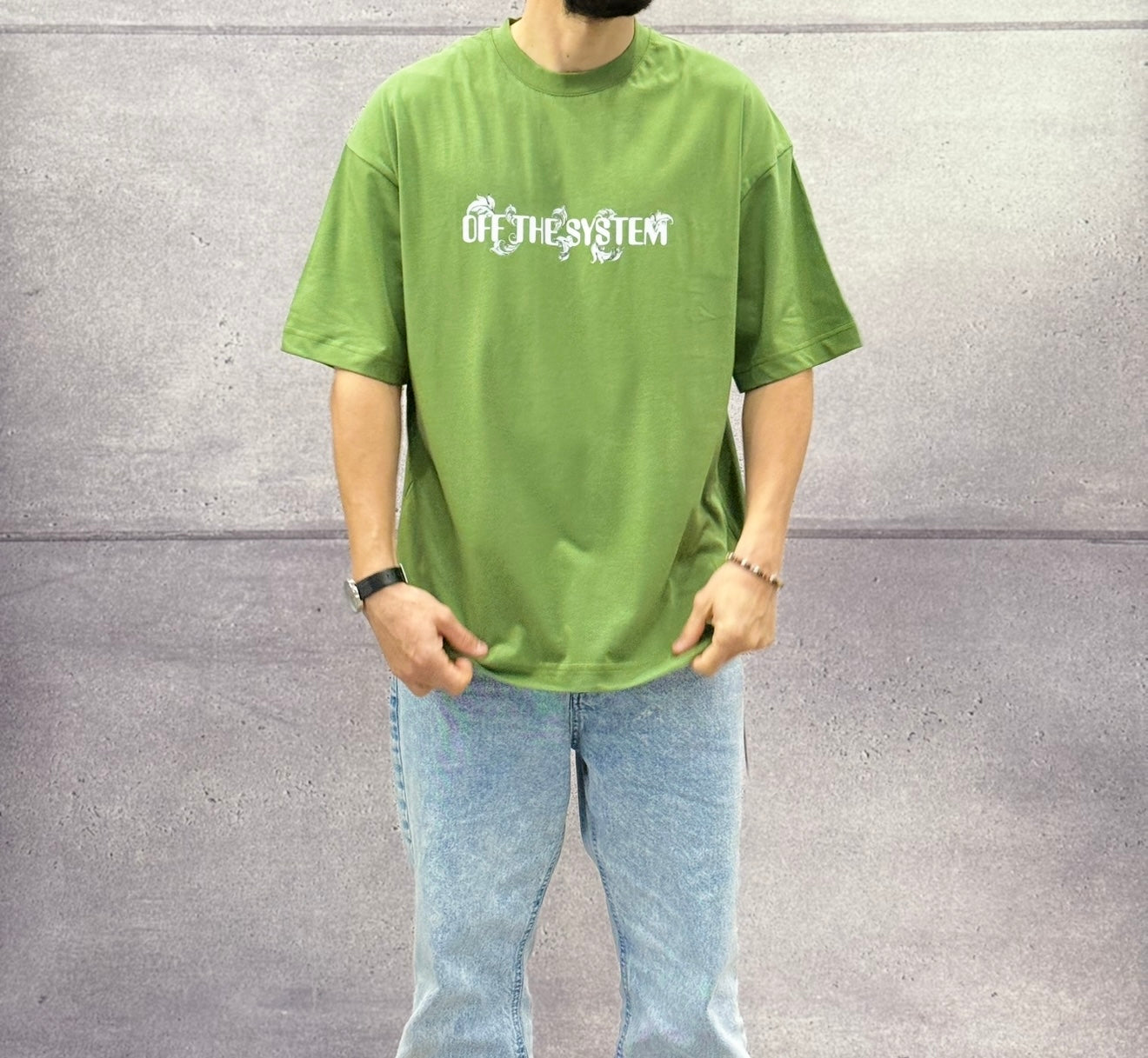 T-SHIRT OVERSIZE OFF THE SYSTEM TAZZ - PLUS EIGHTEEN - ART. OV-6229