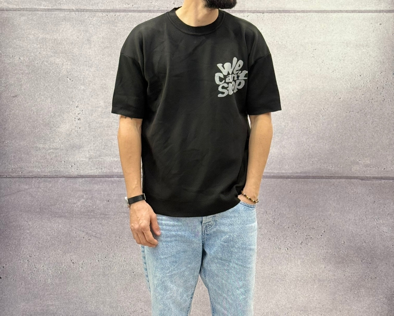 T-SHIRT MAGLIA BOXY WE CAN'T STOP - PLUS EIGHTEEN - ART. TR-6107