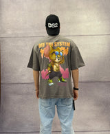 T-SHIRT OVERSIZE OFF THE SYSTEM JERRY - PLUS EIGHTEEN - ART. OV-6230