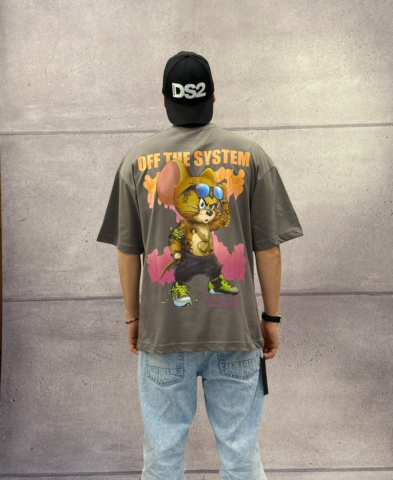 T-SHIRT OVERSIZE OFF THE SYSTEM JERRY - PLUS EIGHTEEN - ART. OV-6230