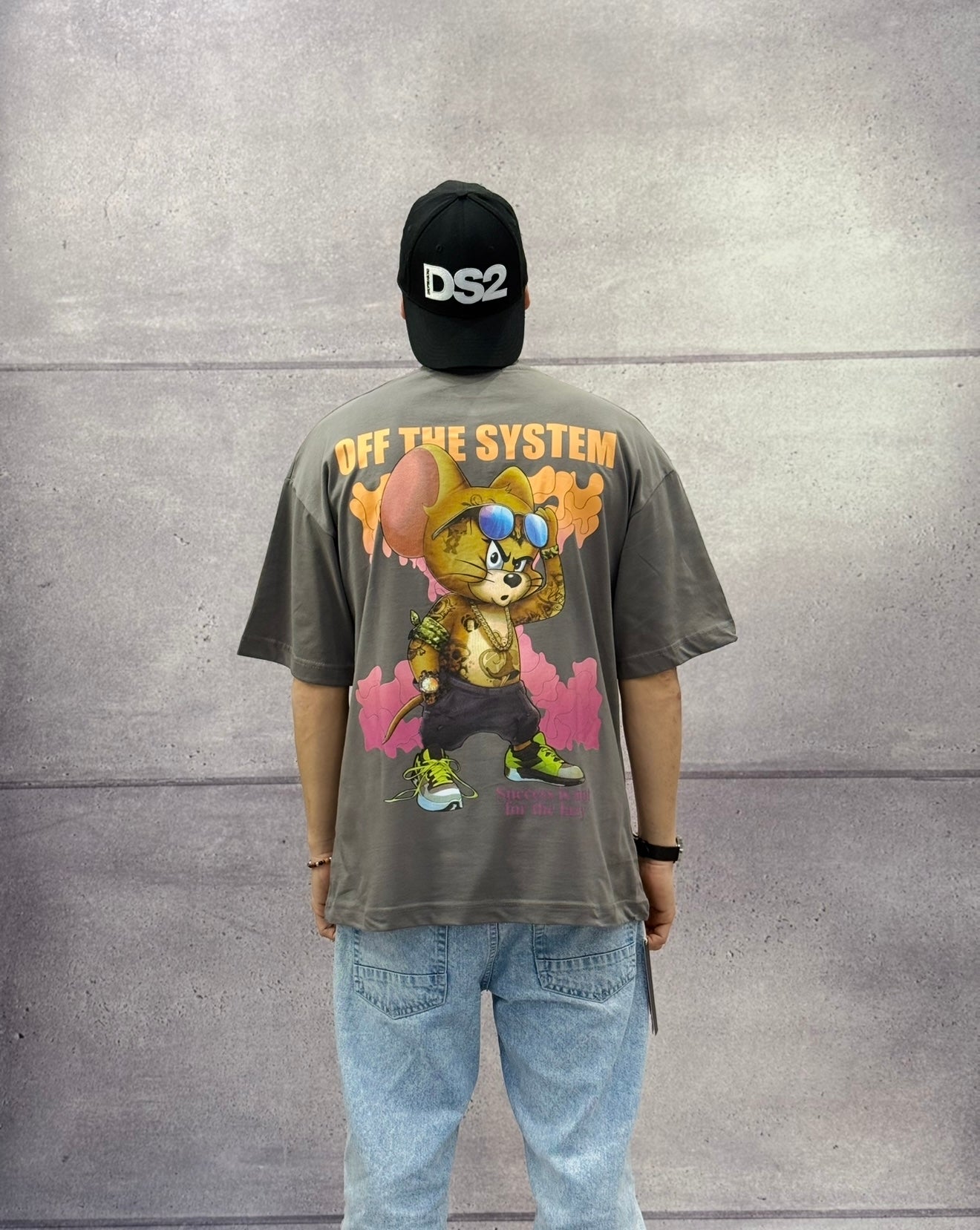 T-SHIRT OVERSIZE OFF THE SYSTEM JERRY - PLUS EIGHTEEN - ART. OV-6230