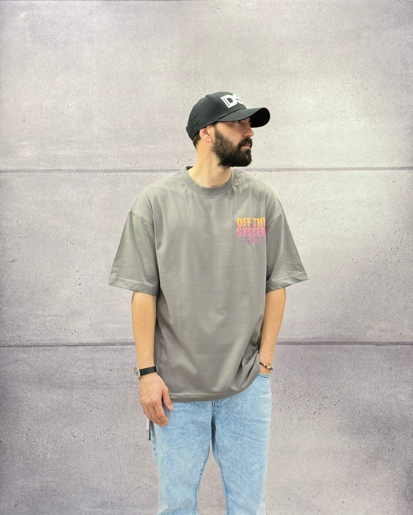 T-SHIRT OVERSIZE OFF THE SYSTEM JERRY - PLUS EIGHTEEN - ART. OV-6230