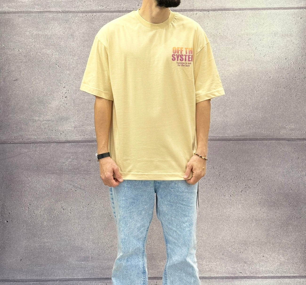 T-SHIRT OVERSIZE OFF THE SYSTEM JERRY - PLUS EIGHTEEN - ART. OV-6230