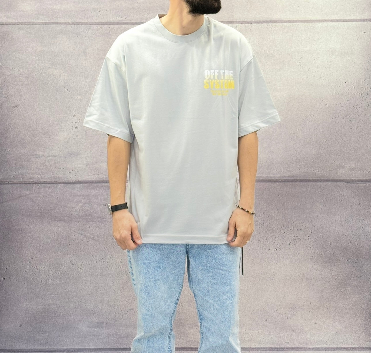 T-SHIRT OVERSIZE OFF THE SYSTEM JERRY - PLUS EIGHTEEN - ART. OV-6230