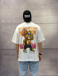 T-SHIRT OVERSIZE OFF THE SYSTEM JERRY - PLUS EIGHTEEN - ART. OV-6230