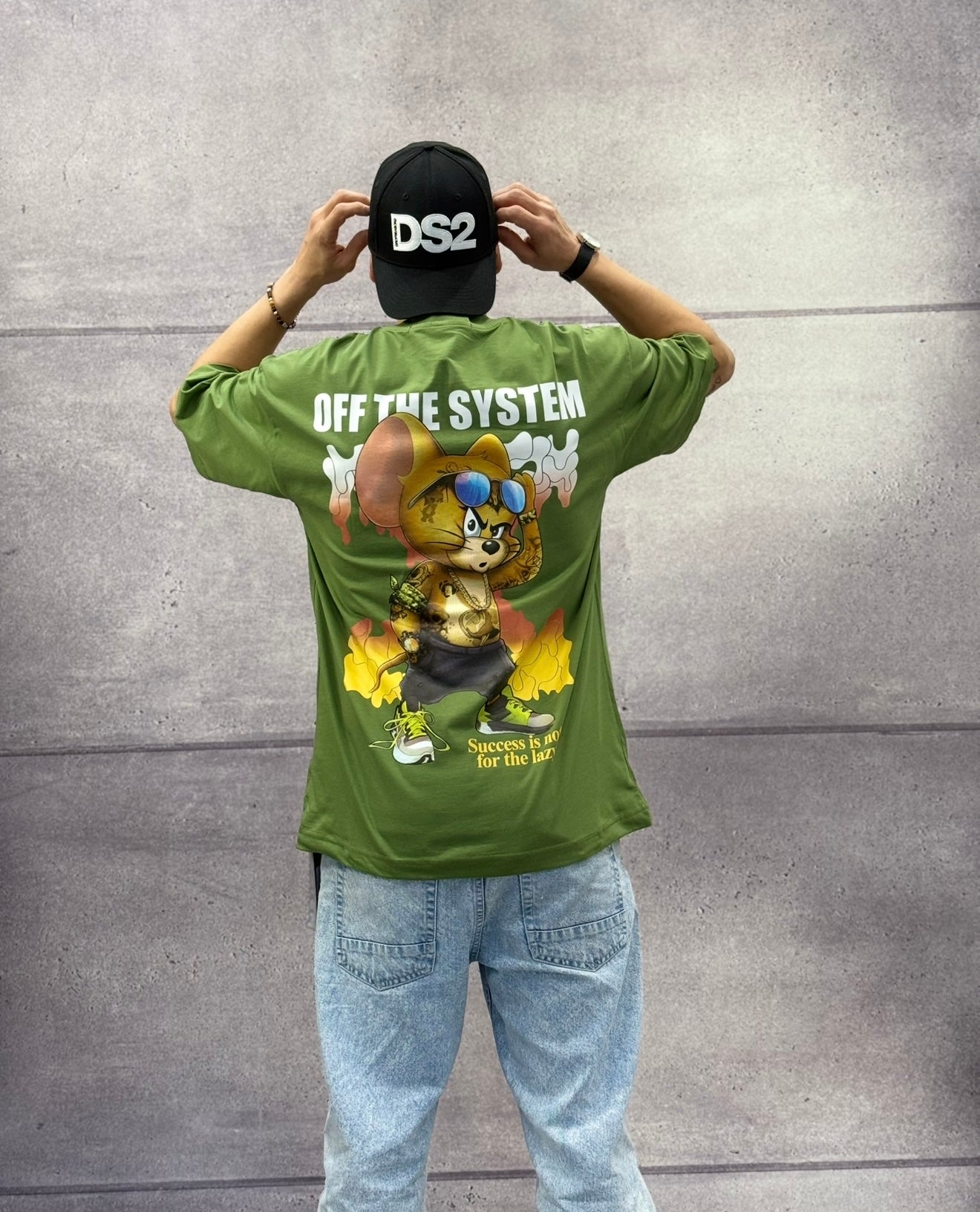 T-SHIRT OVERSIZE OFF THE SYSTEM JERRY - PLUS EIGHTEEN - ART. OV-6230