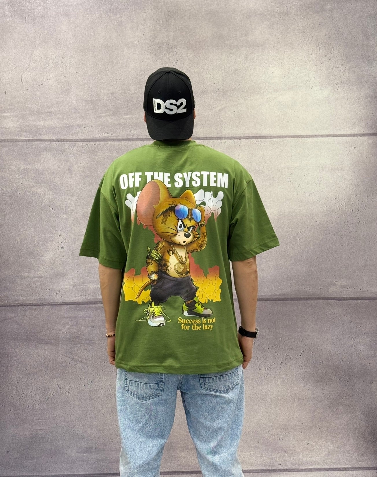 T-SHIRT OVERSIZE OFF THE SYSTEM JERRY - PLUS EIGHTEEN - ART. OV-6230