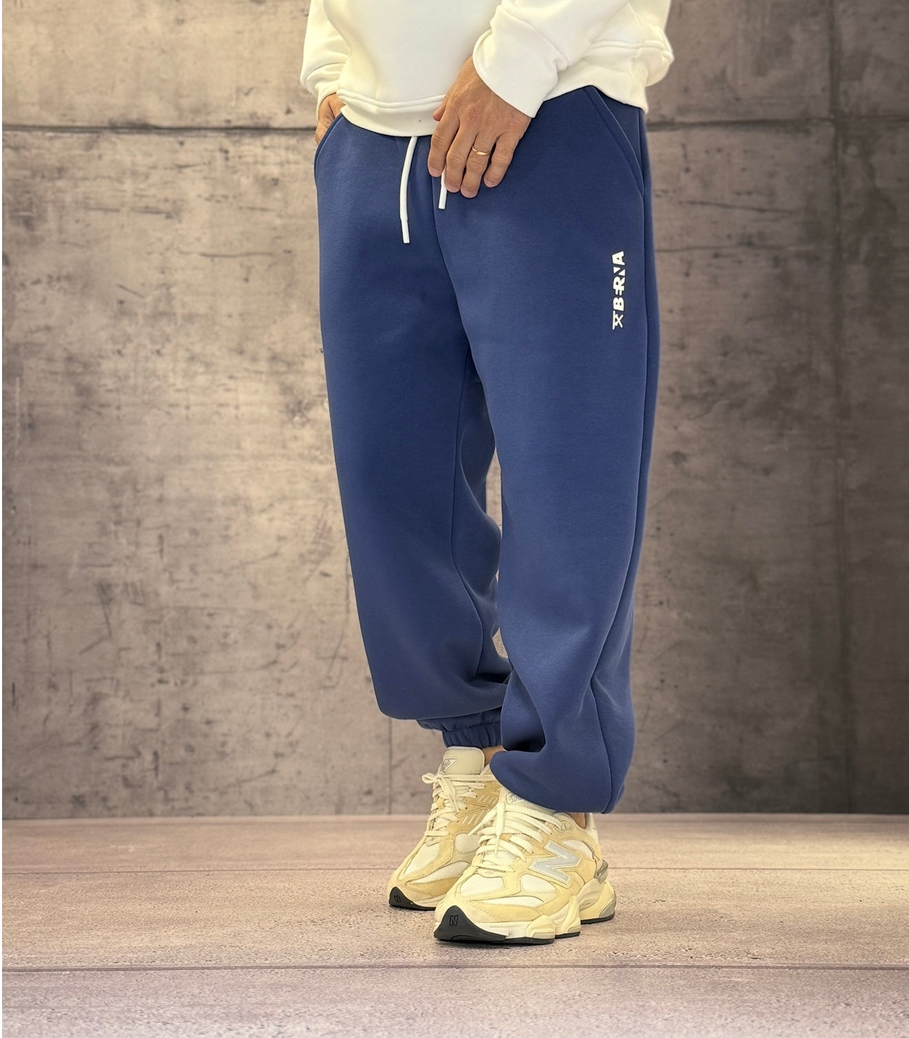 PANTALONE IN FELPA TUTA POLICOTONE GARZATA - BERNA - ART. 252022