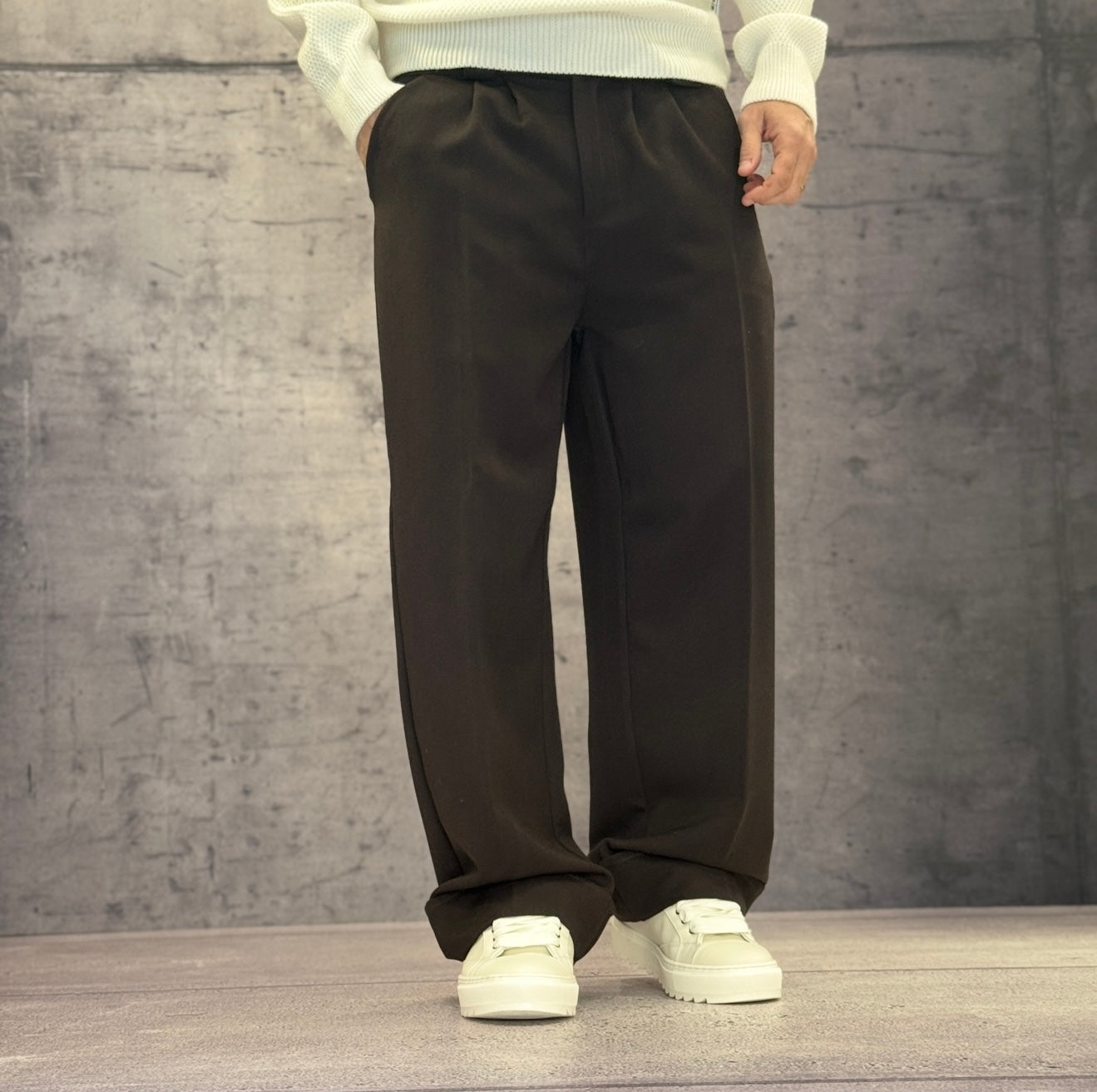 PANTALONE CON ELASTICO IN VITA - NEW JOB BRAND - ART. LUIS