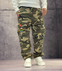 PANTALONE CARGO CON SPILLE - BERNA - ART. 25230130 - CAMOUFLAGE