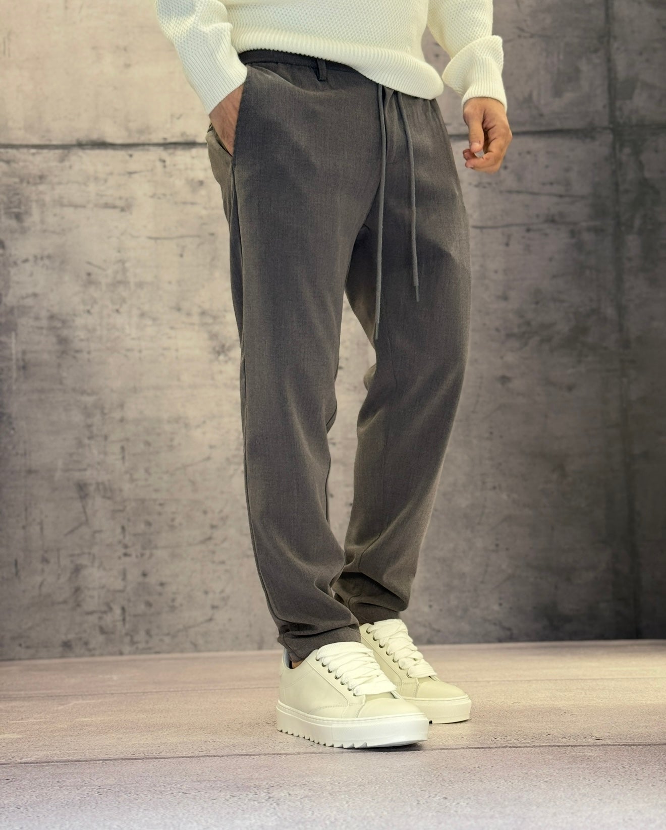 PANTALONE CON ELASTICO IN VITA - HAMEN - ART. LPP0160