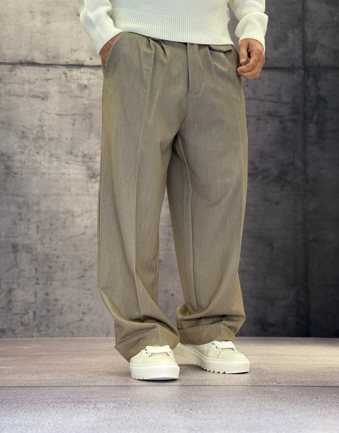 PANTALONE CON ELASTICO IN VITA - NEW JOB BRAND - ART. LUIS