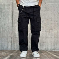 PANTALACCIO CON COULISSE CARGO TASCONE - BERNA - ART. 2460331 - COL. NERO