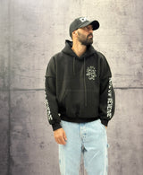 FELPA CON CAPPUCCIO VINTAGE - BERNA - ART. 2520841 - NERO