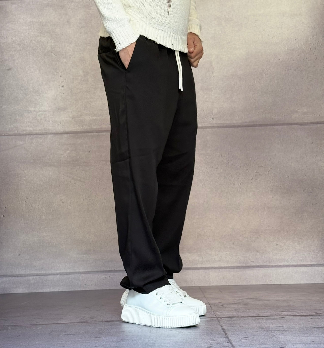 PANTALONE CON COULISSE TINTA UNITA - IMPERIAL - ART. P5441P4964