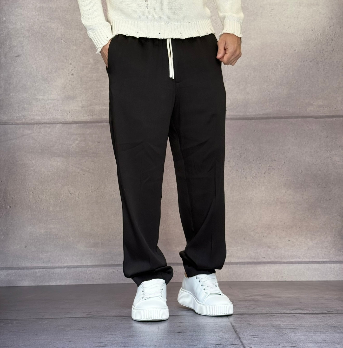 PANTALONE CON COULISSE TINTA UNITA - IMPERIAL - ART. P5441P4964