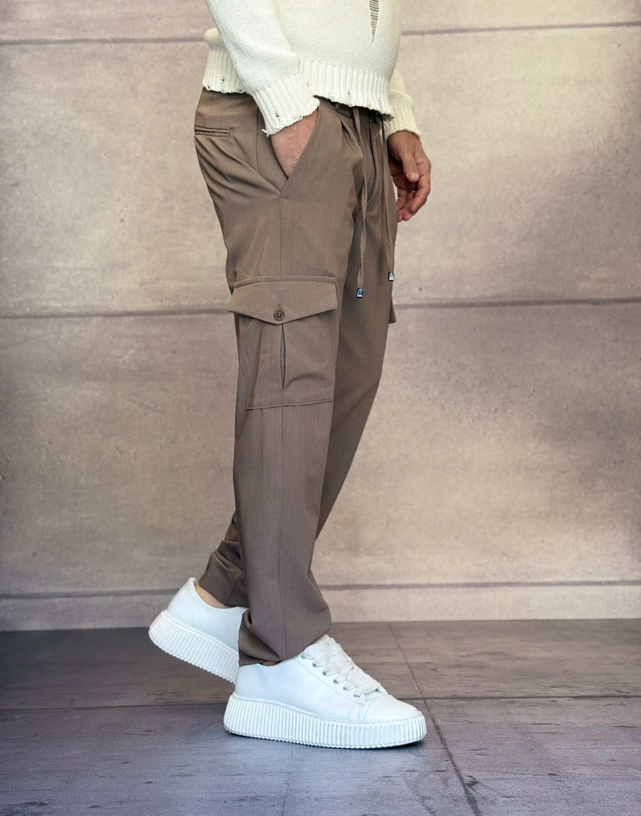 PANTALONE TASCONE CON COULISSE - IMPERIAL - ART. P6405CARGO