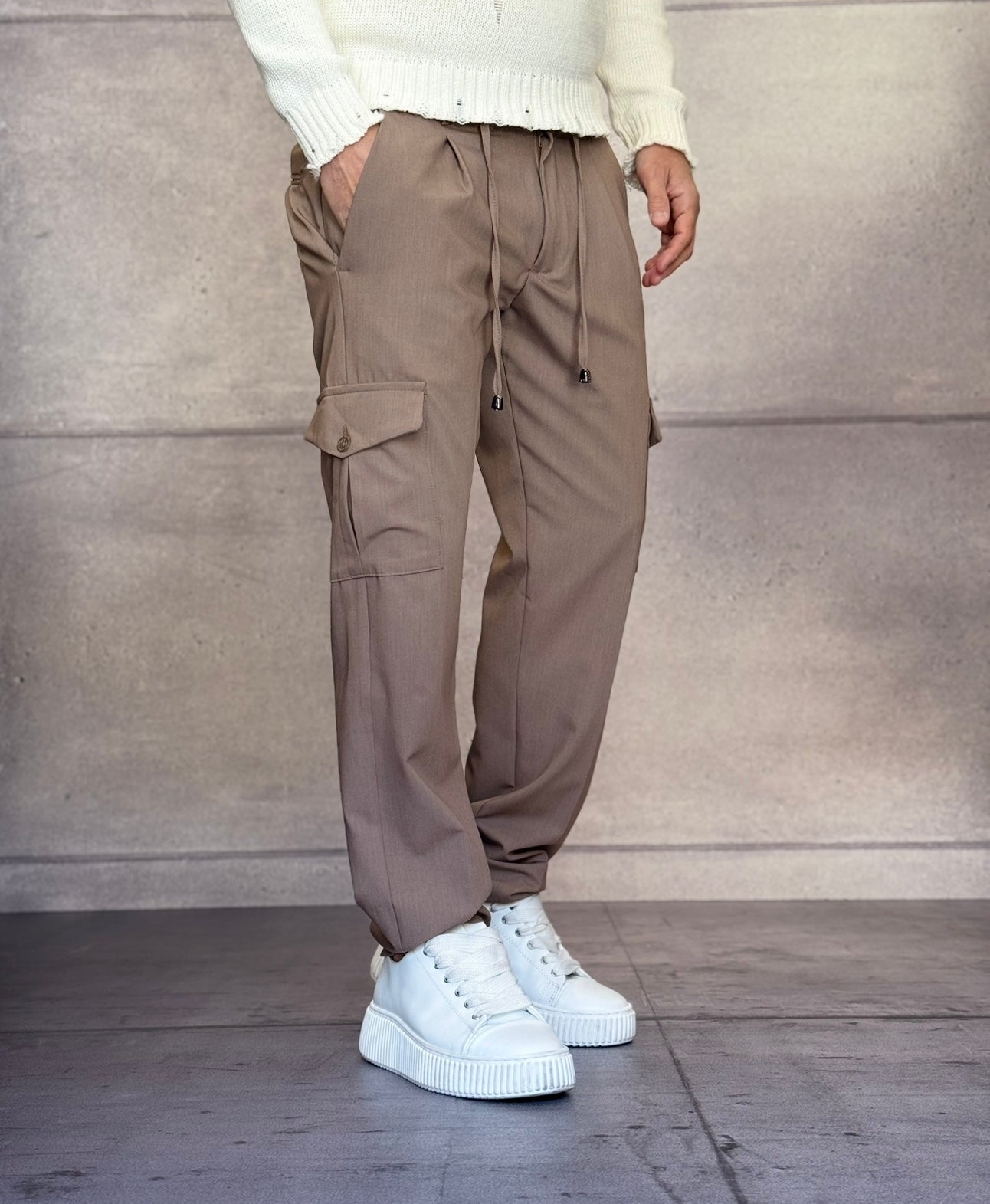 PANTALONE TASCONE CON COULISSE - IMPERIAL - ART. P6405CARGO