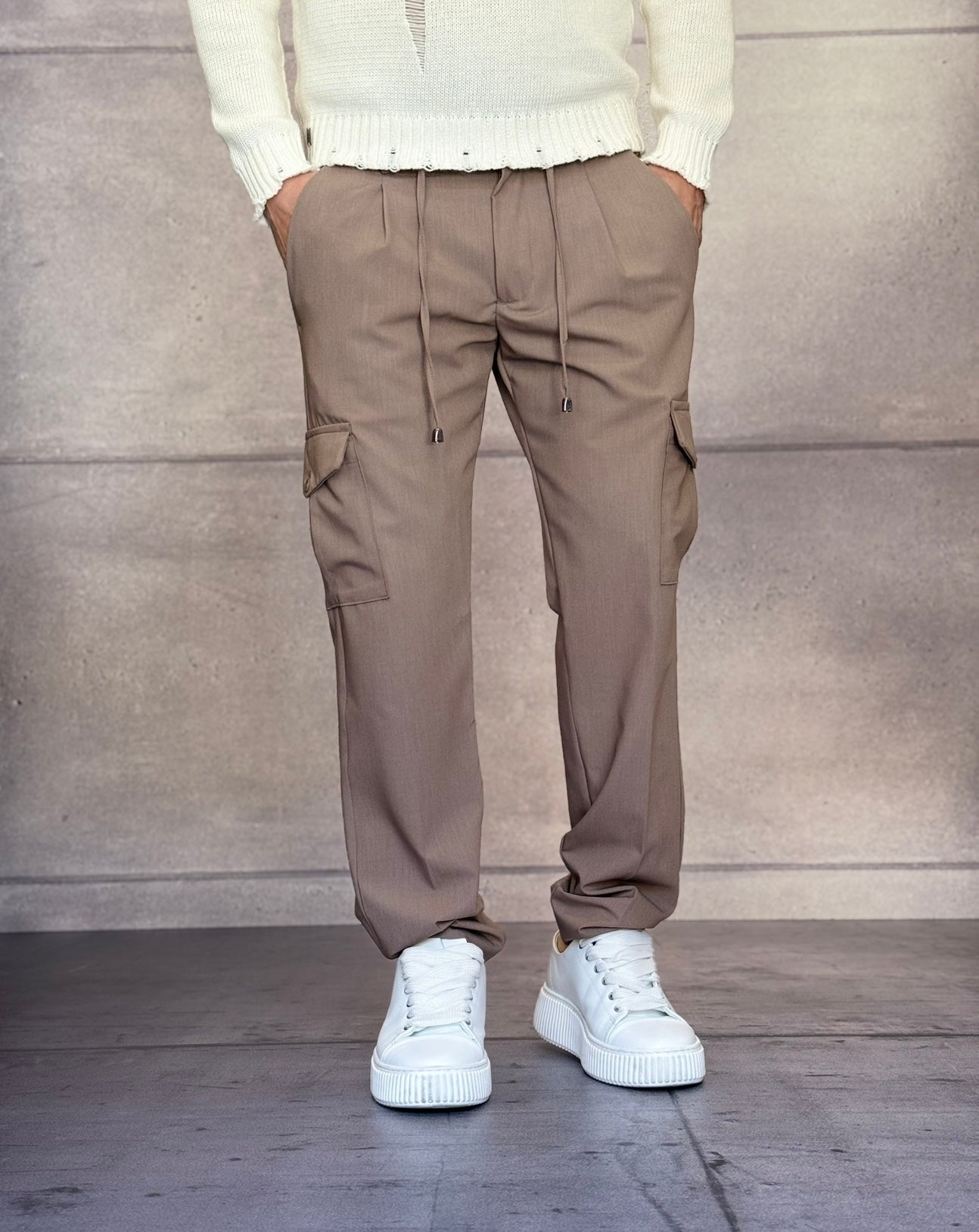 PANTALONE TASCONE CON COULISSE - IMPERIAL - ART. P6405CARGO