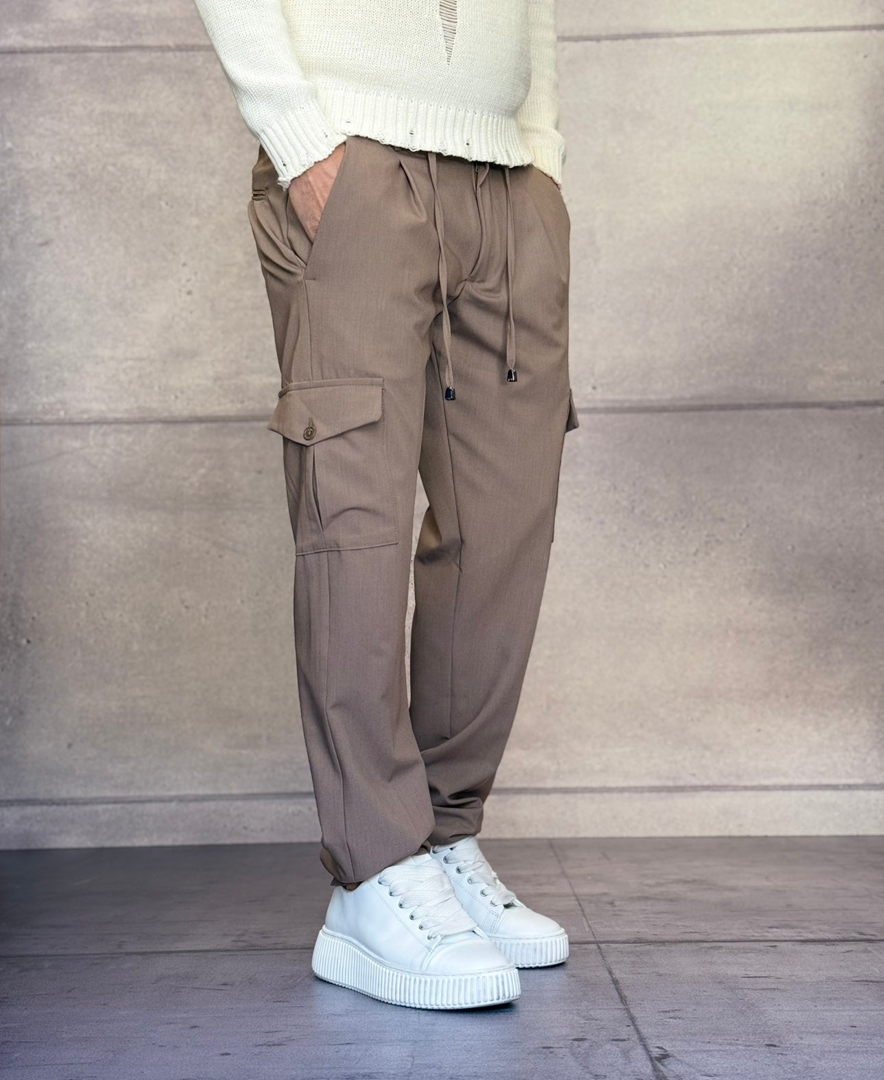 PANTALONE TASCONE CON COULISSE - IMPERIAL - ART. P6405CARGO