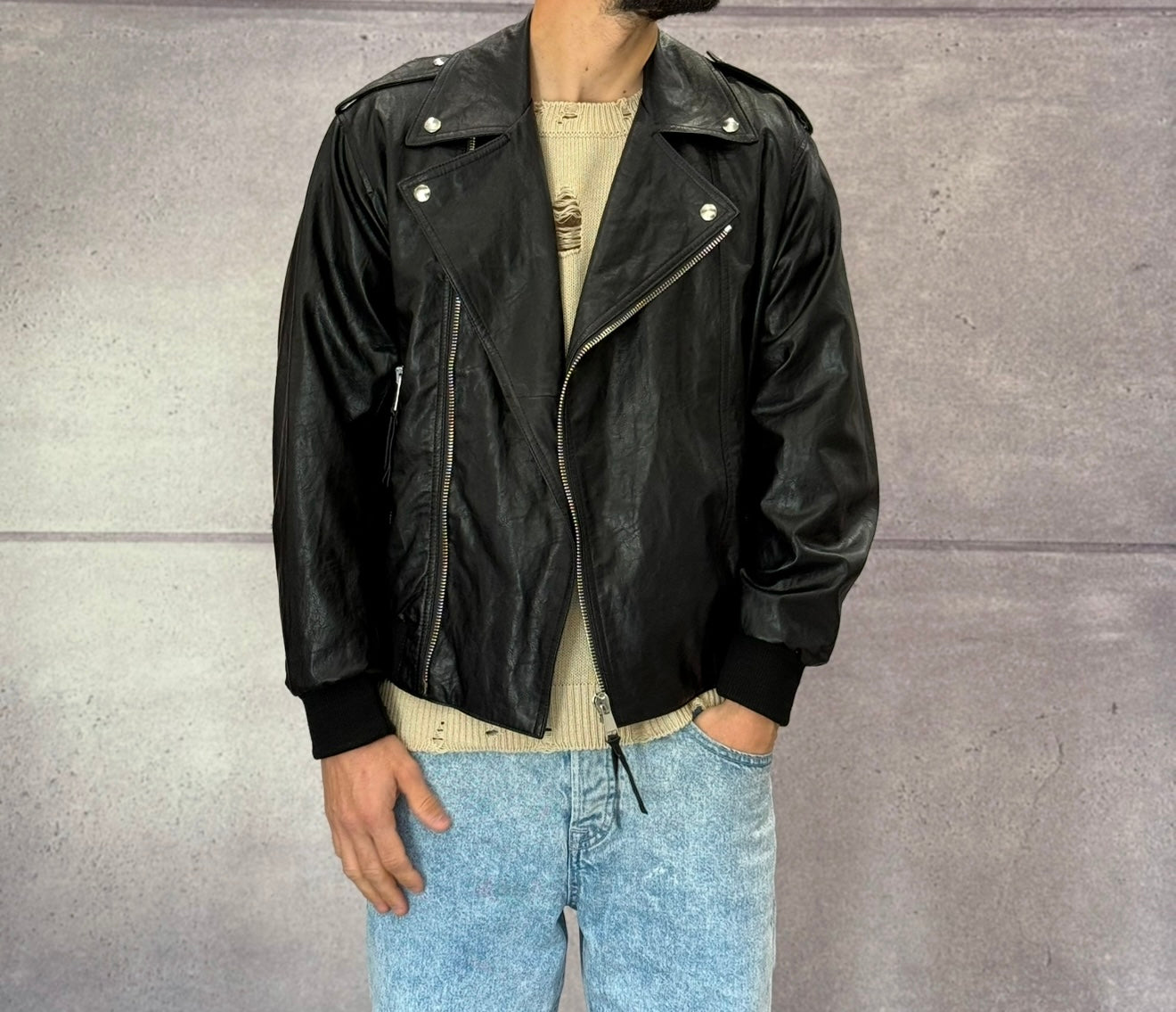 CHIODO BOMBER OVER - BERNA - ART. 2510941 - COL. NERO