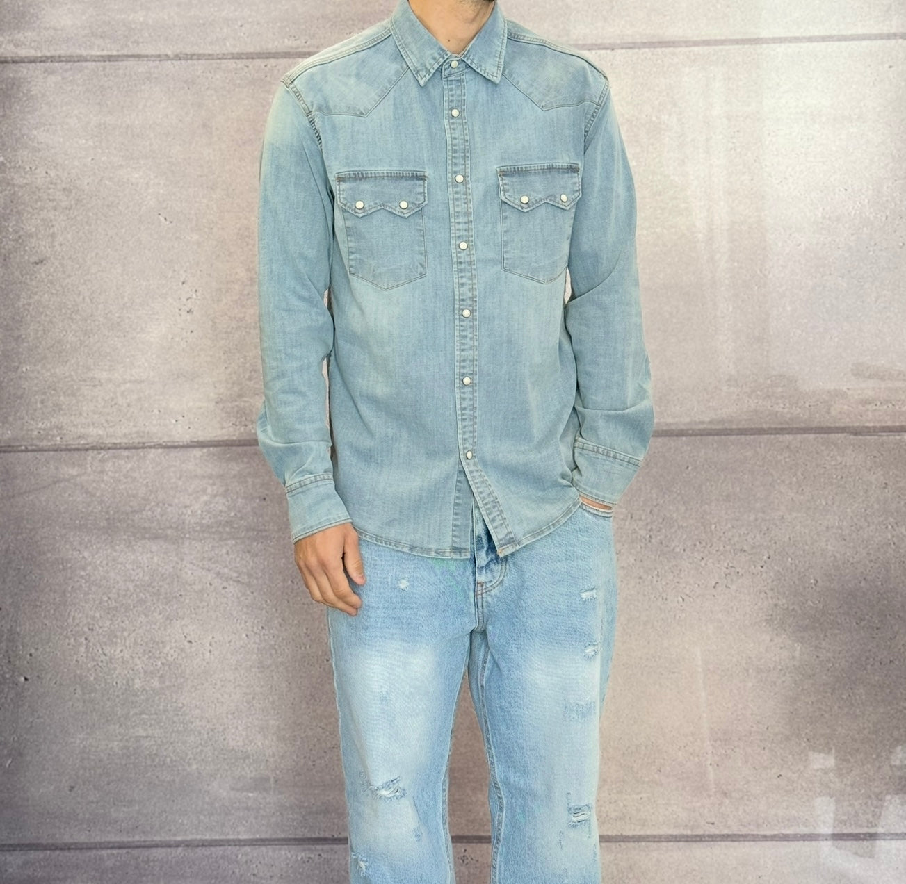 CAMICIA DI JEANS - BERNA - ART. 25124930 - COL. DENIM