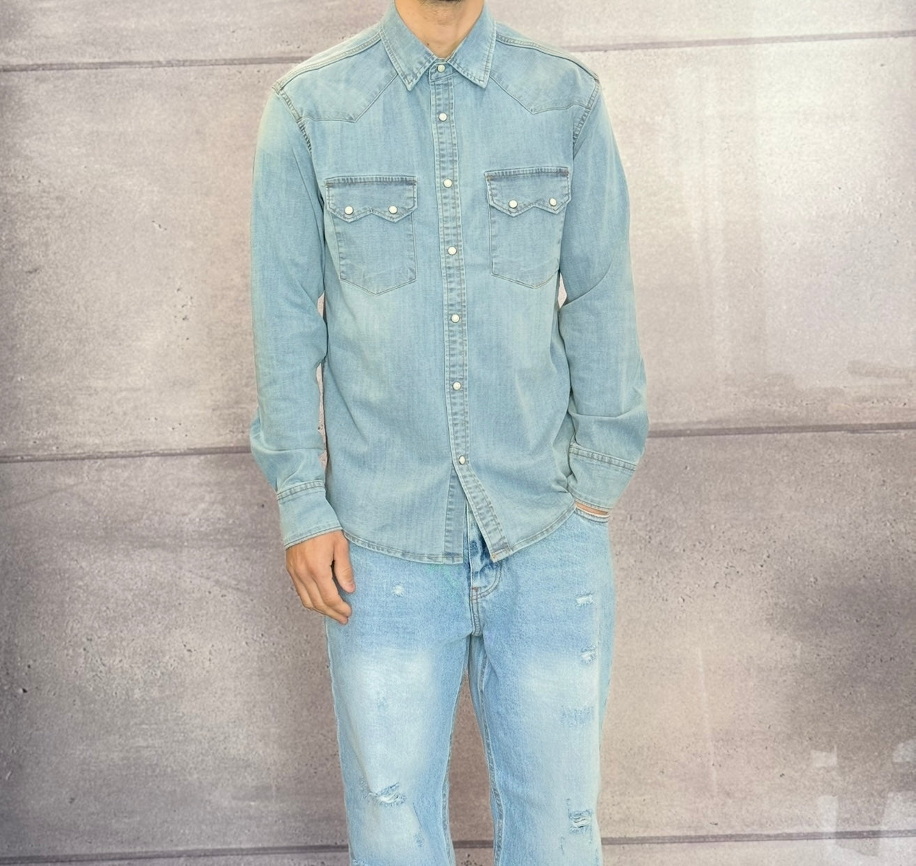 CAMICIA DI JEANS - BERNA - ART. 25124930 - COL. DENIM