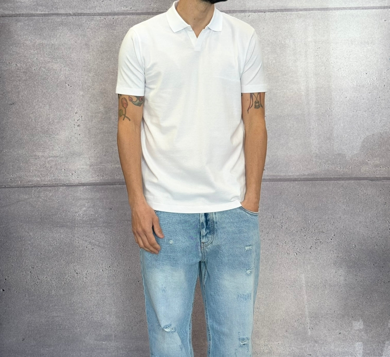 POLO M/M NO BOTTONI - BERNA - ART. 251338